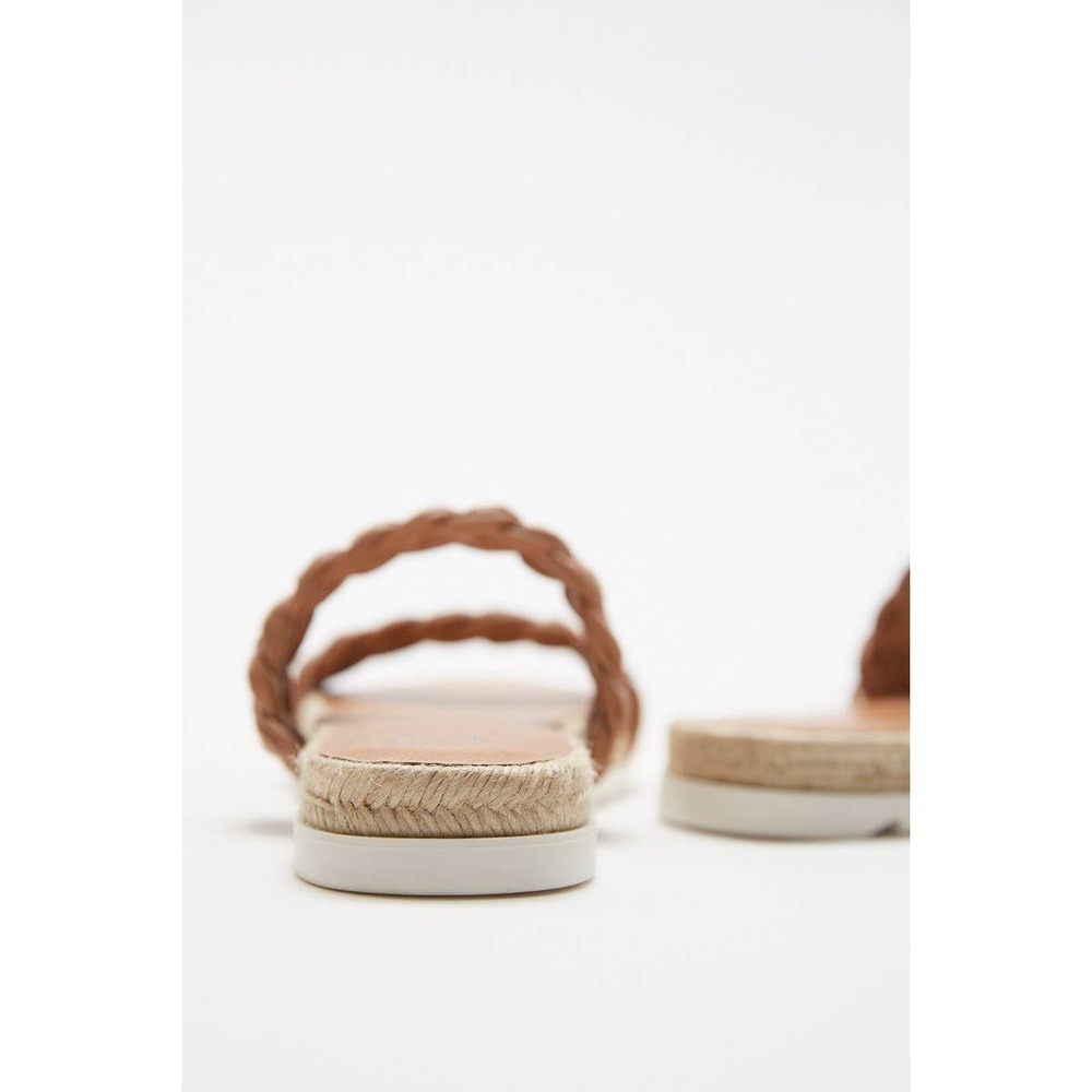 Marc Fisher Jaimee Espadrille Slide Sandal In Mac… - image 5